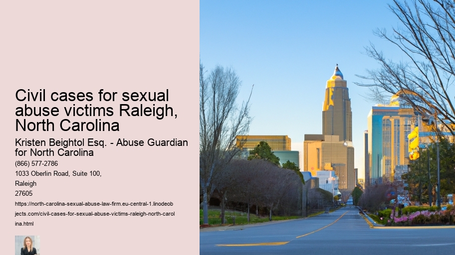 Civil cases for sexual abuse victims Raleigh, North Carolina